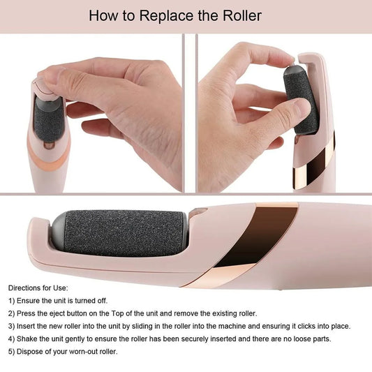 Easy Cleaning Electric Foot Exfoliating Scrubber